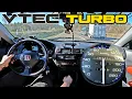 HONDA CIVIC ALI-EXPRESS TURBO TOP SPEED on AUTOBAHN