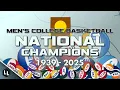 All NCAA Men's Basketball National Champions (1939-2025)