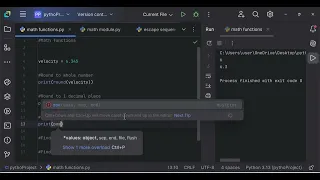 Beginner Python Tutorial - Math functions