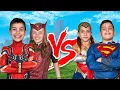 Download Lagu SuperHero Challenge!  Superman, Spider-Man, and Hulk VS Sneaky Villain! | Fun Squad