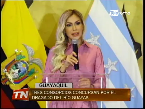 Tres consorcios concursan por el dragado del río Guayas