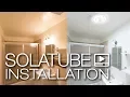 Solatube Installation Solatube 160 DS Light Kit Vent Kit in Bathroom