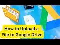 De GEMAKKELIJKSTE manier om bestanden naar Google Drive te uploaden