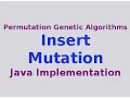 Genetic Algorithms Insert Mutation with Java Implementation