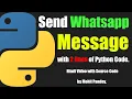 Automate WhatsApp Message Send WhatsApp with 2 Lines of Python Code WhatsApp Automation Python