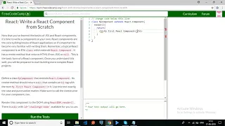 freecodecamp-React Write a React Component from Scratch-solution