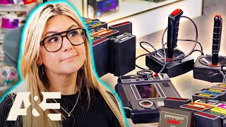 Inside Brandi s 4 130 Locker Collectible Sneakers and Old Records Storage Wars A E