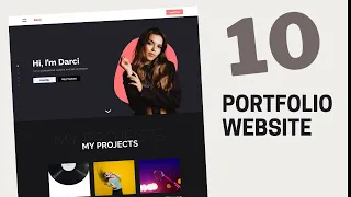 How To Design A Responsive Portfolio Website Using HTML CSS JavaScript Part 10