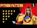 Python Pattern Programs Right Triangle Shape Printing Tutorial