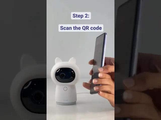 Камера с Wi-Fi 3MP куполна PT 2.8mm стартов хъб Smart gateway Aqara Camera Hub G3 - 4873, AQARA, CH-H03, сканиране на QR код.