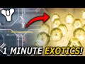 1 MINUTE EXOTIC FARM Guide BUGGED Lost Sector FARM in Destiny 2