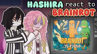 Hashiras React To Italian Brainrot Tung Tung Tung Sahur Gacha Life Demon Slayer Meme AU 