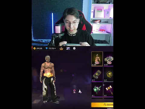Ray Mysterio Bundle in Free  Fire... 😲