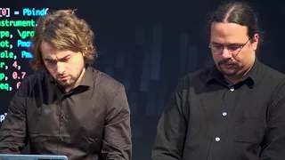 Live-Coding - programming masterly music Juan Romero Patrick Borgeat TEDxKIT