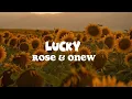 Download Lagu LUCKY - ONEW \u0026 ROSE (Lyrics)