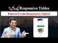 How to Create Responsive Tablepress Tables using Universal Designing App