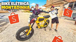 FRENTE DE MOTO NA BIKE ELÉTRICA  !! *Ficou top 🤩