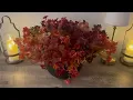 Artificial Mums Outdoor Fake Fall Flowers Decorations for Home 16 Bundles Silk Faux Mum Plants Look
