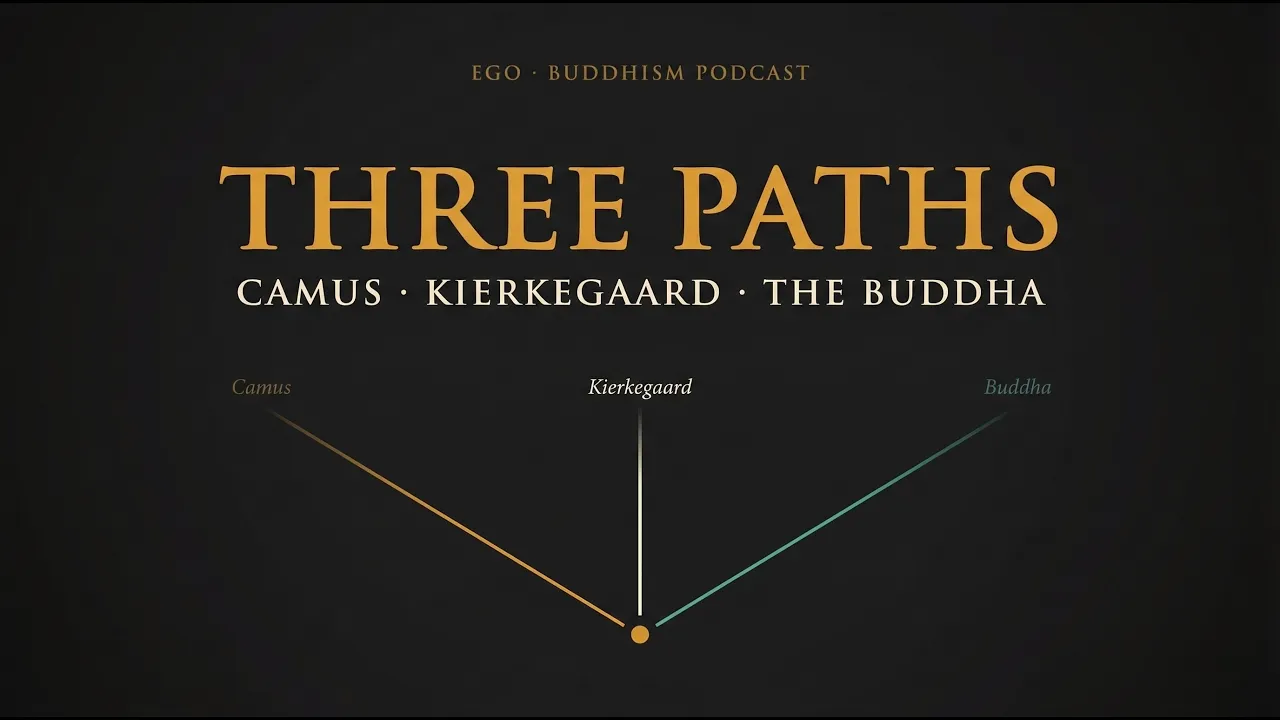 Buddha × Camus × Kierkegaard: Three Responses to the Absurdity of Existence