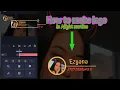 How to make Logo In Alight motion Tuturial Watermark editing