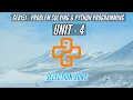 GE8151 SELECTION SORT PROBLEM SOLVING AND PYTHON PROGRAMMING PSPP TAMIL UNIT4