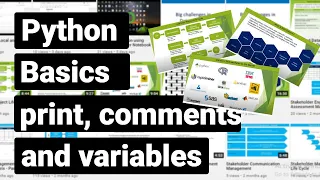 Python Basics print comments and variables