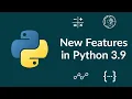New Features in Python 3 9