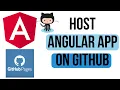 How to Host Angular App on GitHub Host a Website on GitHub Free using GitHub pages