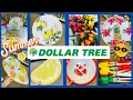 SUMMER DOLLAR TREE SHOP WITH ME LEMON TABLEWARE PARTY DECOR BBQ COOKOUTS CRAFTS DIYS NEW 2022