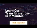 learn css transformations in 9 minutes