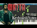 Download Lagu Matta Song Keyboard Notes | Yuvan Shankar Raja | Thalapathy Vijay | The GOAT