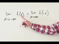 Switching a limit from negative to positive infinity