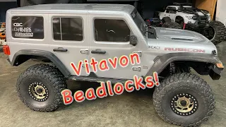 SCX6 gets Vitavon Beadlocks First look and thoughts Worth the 250