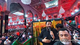 اقوى دخول الى الحسين الرادود منتظر العبودي و قاسم الساعدي موكب شباب علي السجاد ع بغداد المعامل 