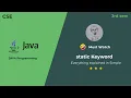 Static Keyword in Java Simple Explanation with Example