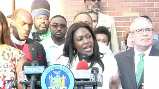 Protest at NYPD 77 Pct For all Police Shooting 7 12 16