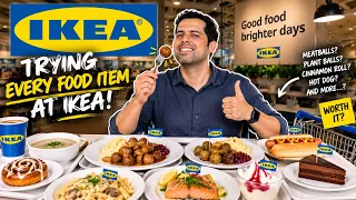 Trying IKEA’s Entire Food Menu 😍😍