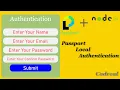 User Authentication Using Passport Local Strategy In NodeJS
