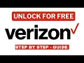 Remove Carrier Restrictions Verizon Phone Unlock Network Verizon Device