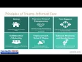 Principles of Trauma-Informed Care