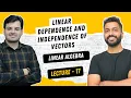Lec-18 Linear Dependence and Independence of Vectors