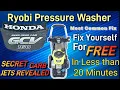 How to DETAILED Carb Clean Ryobi Pressure Washer Honda GCV160 SECRET Jets Tool Hack