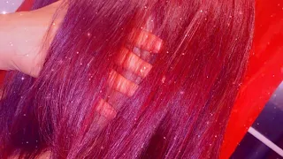 صبغة لون احمر برغندي بيجنننن شغلي 