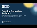 Stack Overflow Demo Question Formatting Assistant