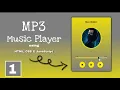 How to make Mp3 music player || Part - 1 ||  HTML, CSS \u0026 JavaScript --- Developer Dude