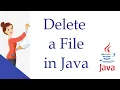 How to Delete a File in Java For Beginners Java Tutorial