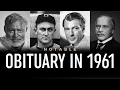 Obituary in 1961 Famous Faces We Lost in 1961