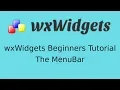 wxWidgets Beginners Tutorial - The MenuBar