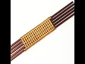 wire weaving mini tutorial weaving pattern brick stitch for beginners