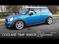 R56 Mini Cooper Coolant Temperature Sensor Replacement 2007-2013